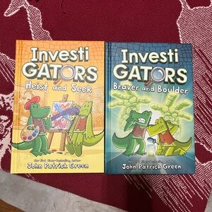 InvestiGATORS 2 hardback cover books.